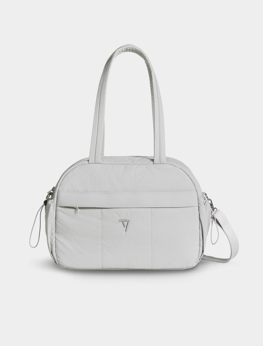 Sac de sport matelassé Lift « gris clair »