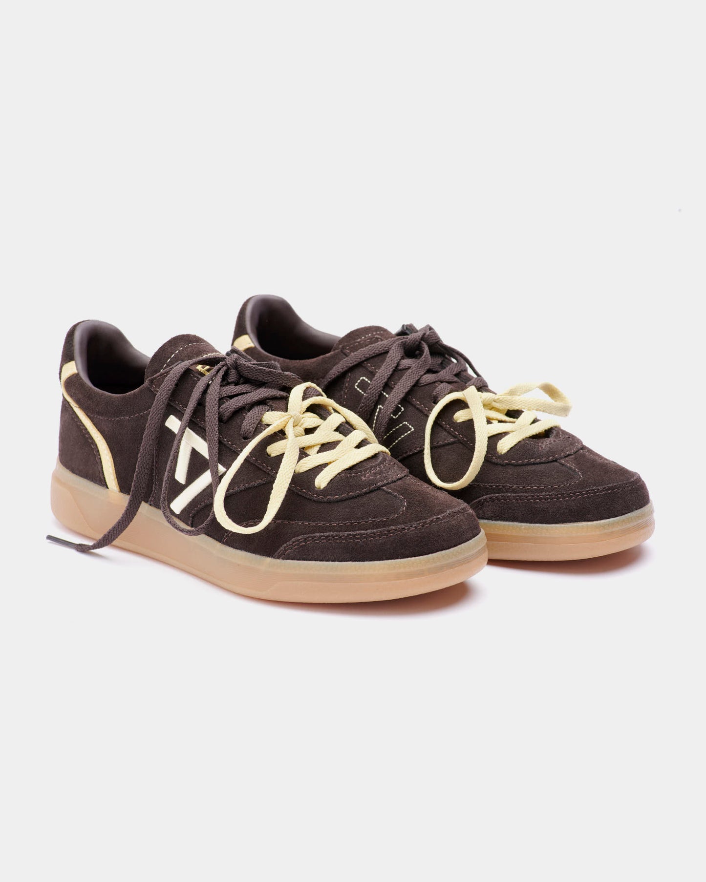 Classic Sneakers Women ‘Dark Chocolate-Butter Yellow’