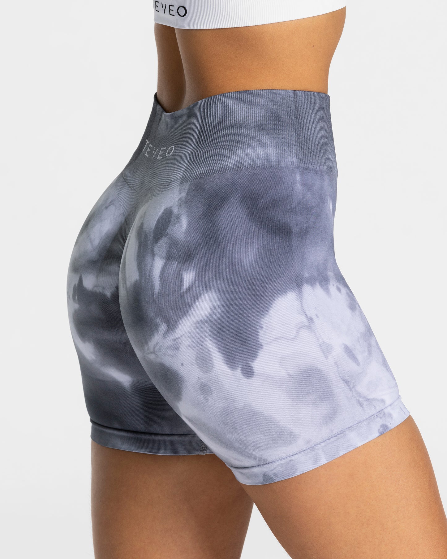 Tie Dye Scrunch Shorts ‘Stormy’