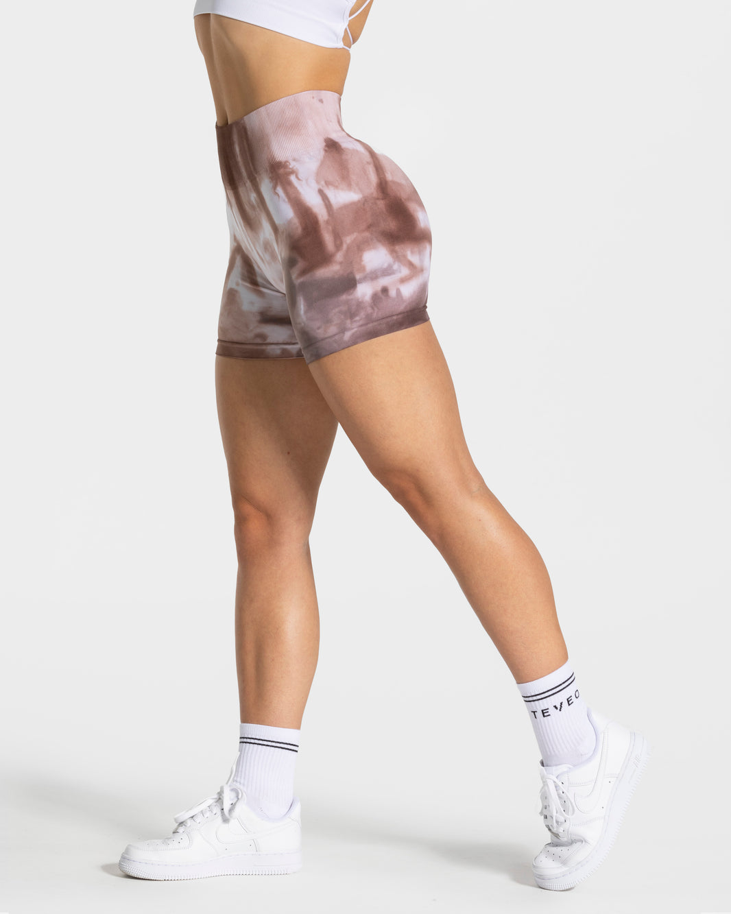 Shorts Tie Dye Scrunch “Earth"