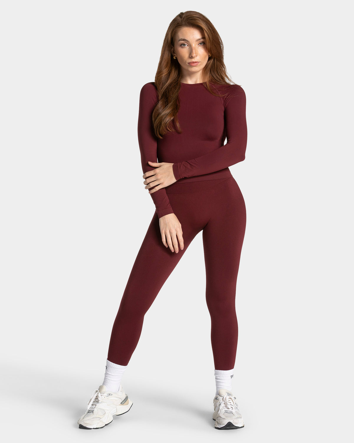 Legginsy Timeless Pro „Bordowy”