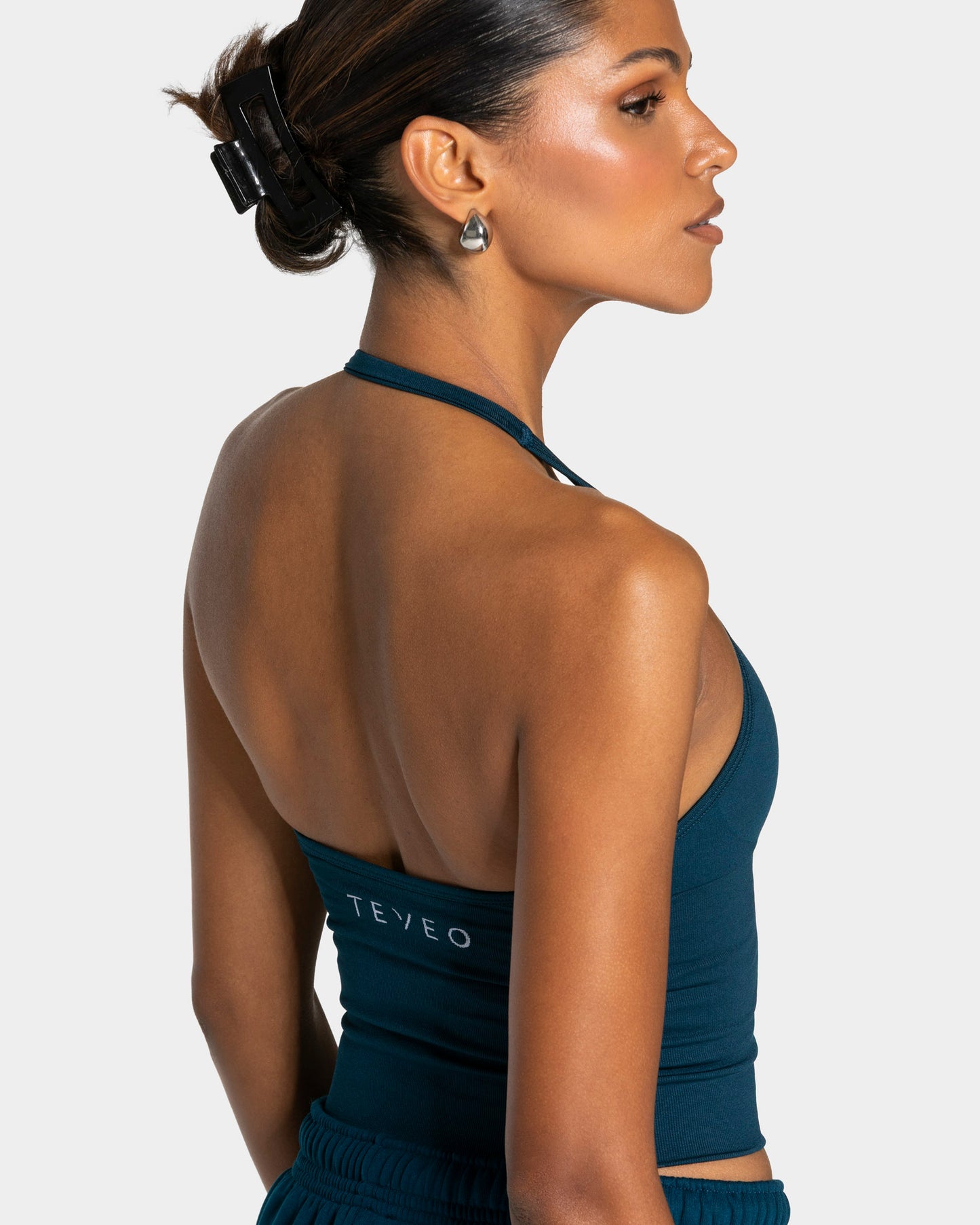 Top con scollo all’americana Timeless Pro "Dark Teal"