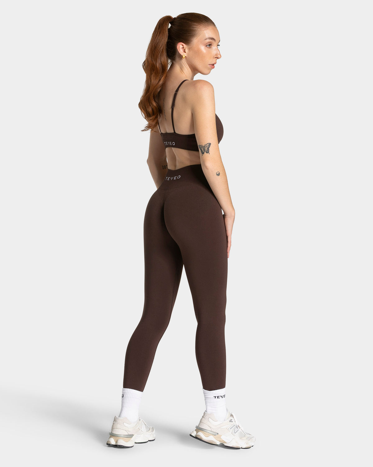 Timeless Pro Covert Scrunch Leggings "Espresso"