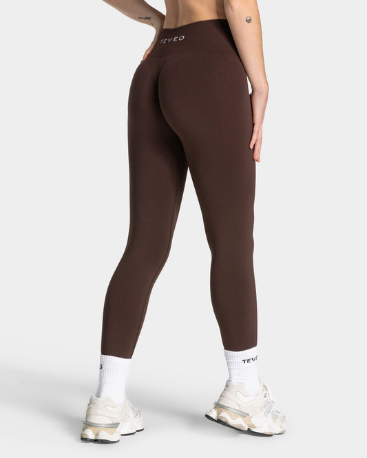 Timeless Pro Covert Scrunch Leggings ‘Espresso’