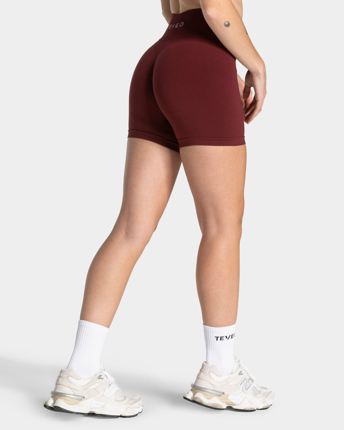 Szorty Timeless Pro Covert Scrunch „Bordowy”