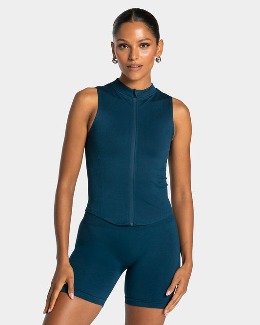 Timeless Pro Zip Tank ‘Dark Teal’