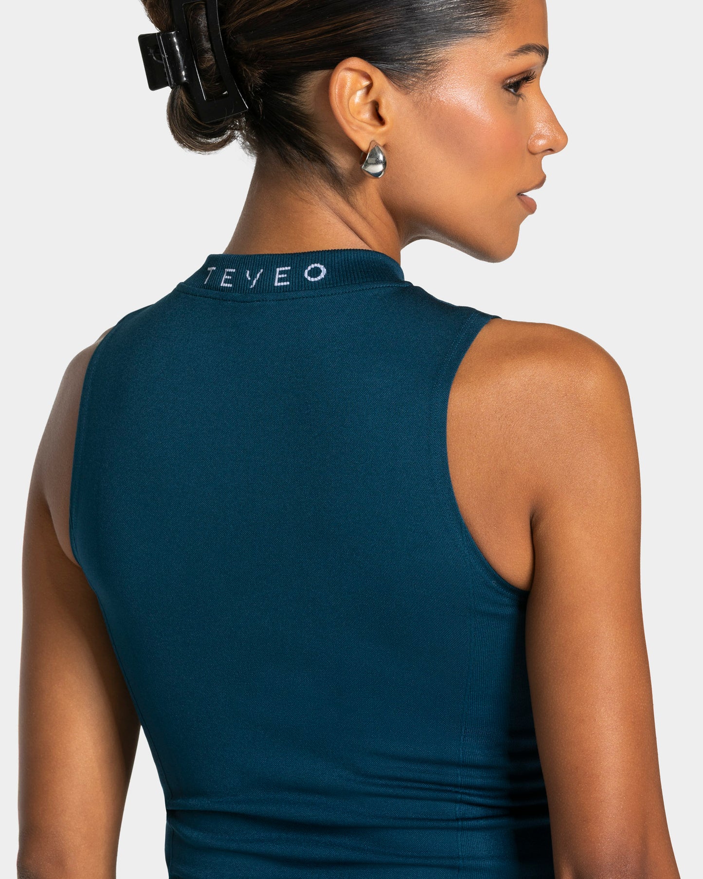 Débardeur zippé Timeless Pro « sarcelle foncé »