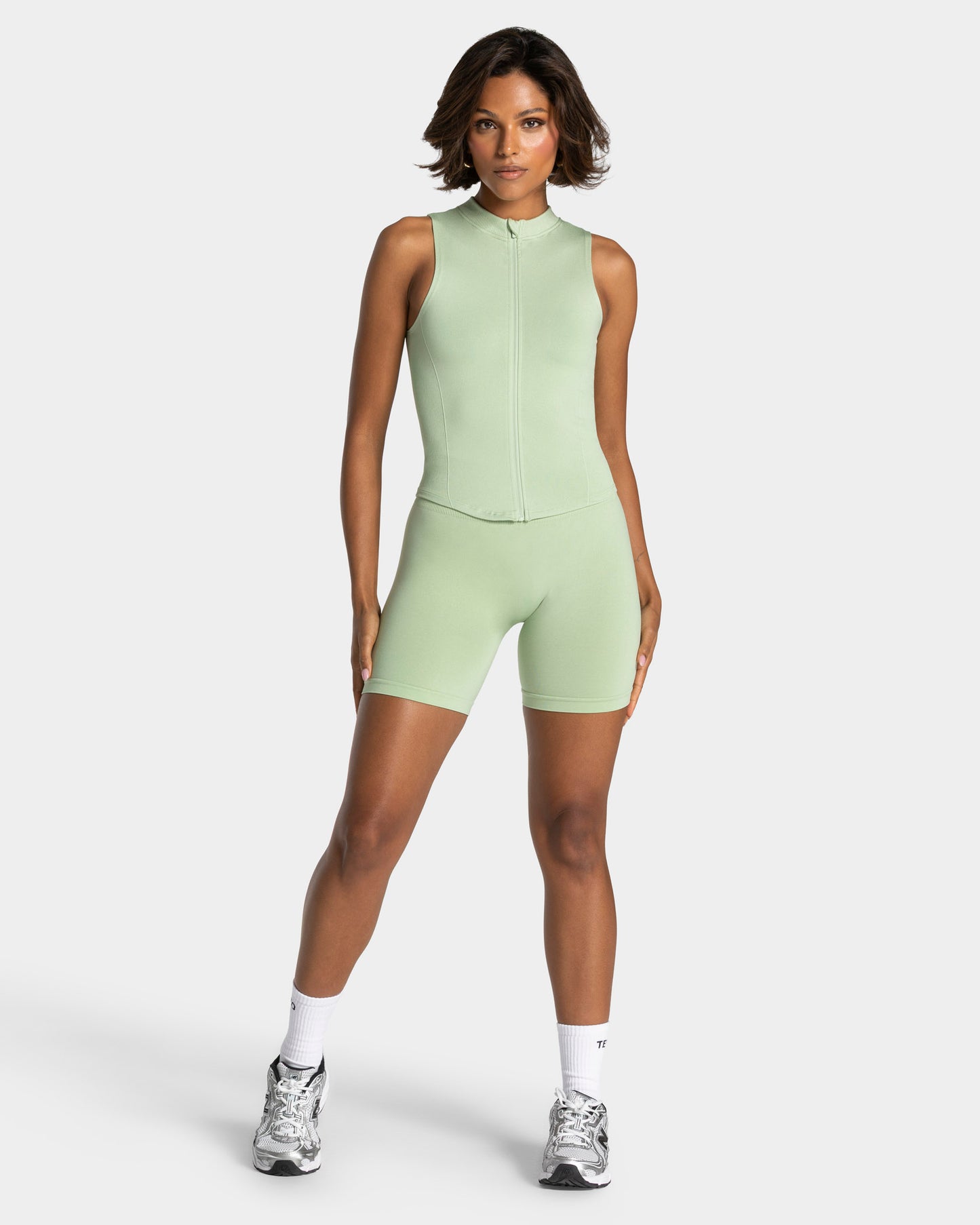 Débardeur zippé Timeless Pro « Ice Matcha »