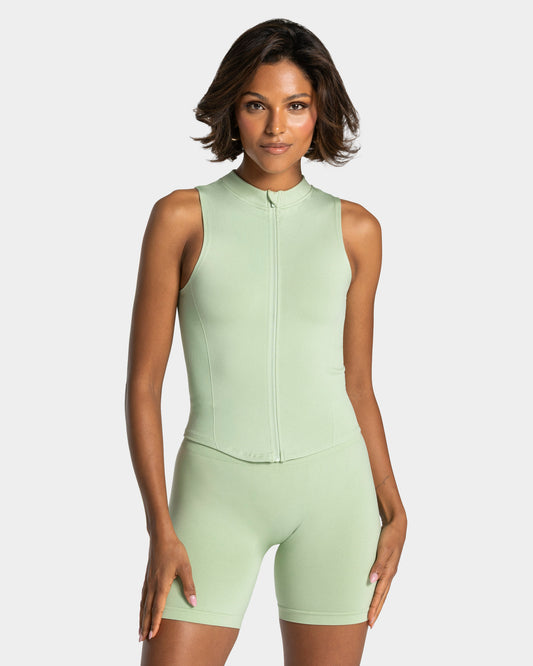 Timeless Pro Zip Tank ‘Ice Matcha’