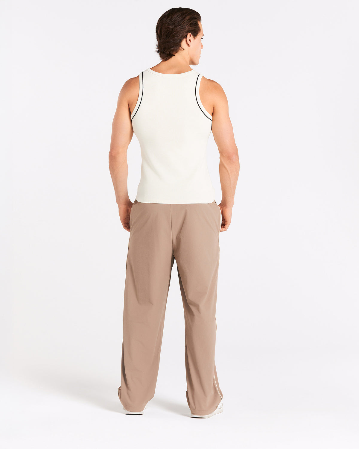 Track Ribbed Piping Tank ‘Off-White’