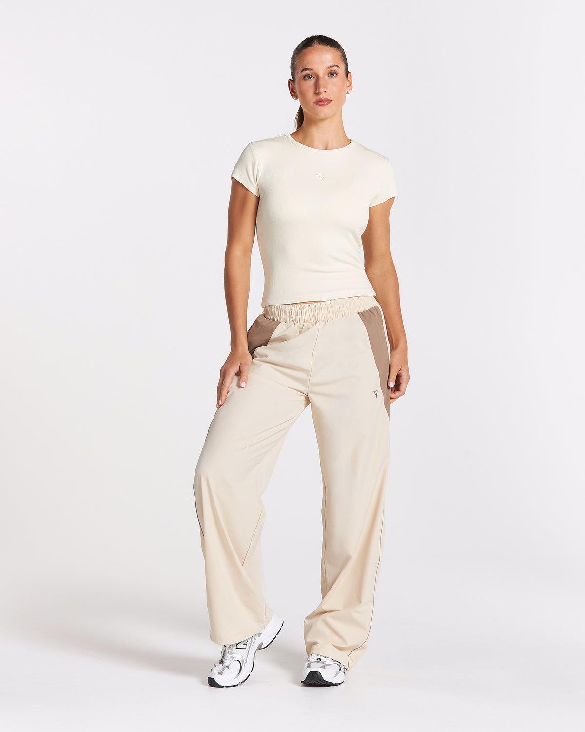 Track Ribbed T-Shirt ‘Off-White’