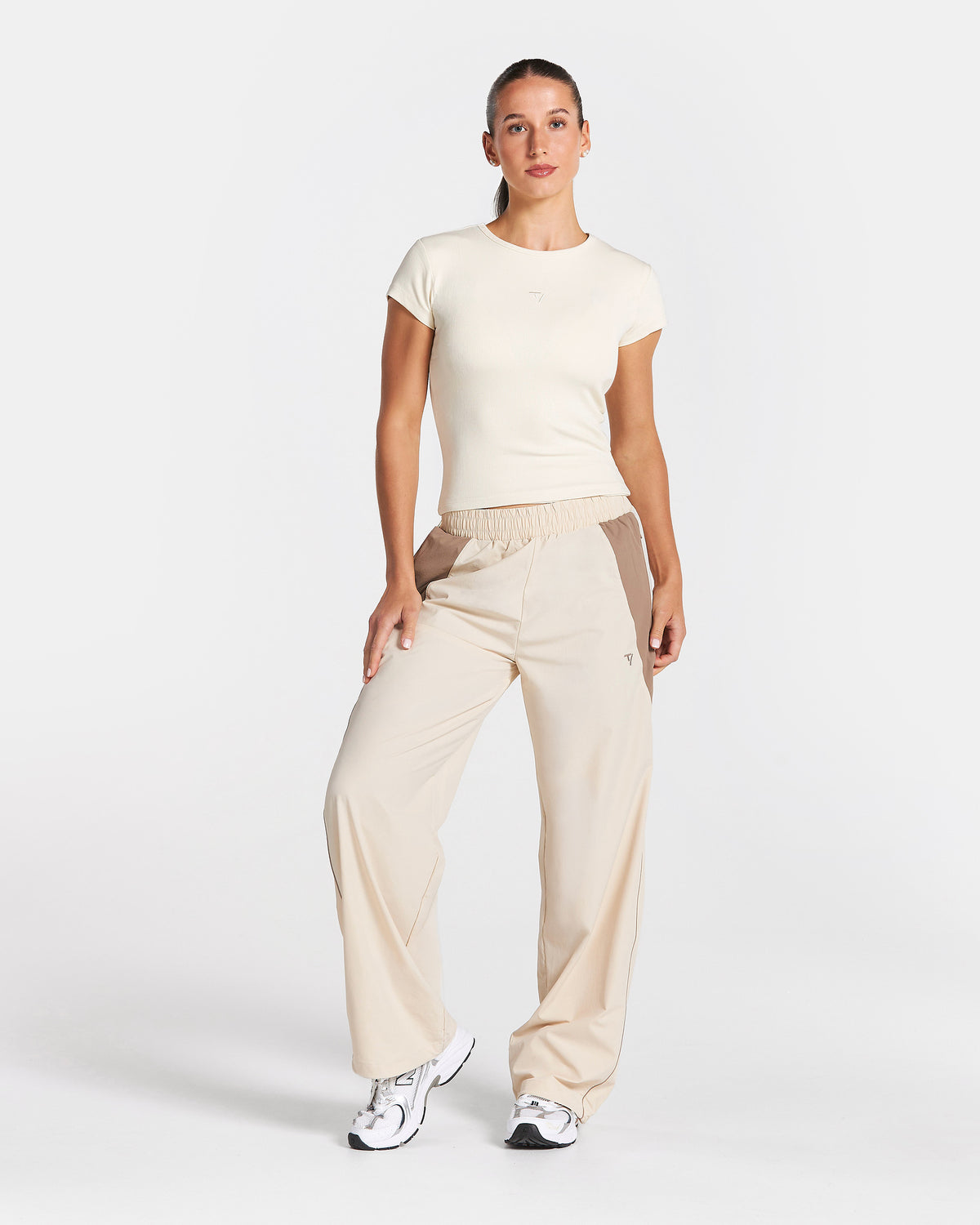 Track Ribbed T-Shirt ‘Off-White’
