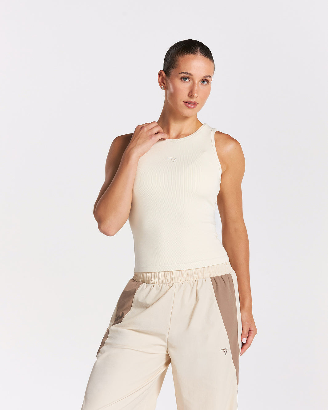 Track Ribbed Tank ‘Off-White’