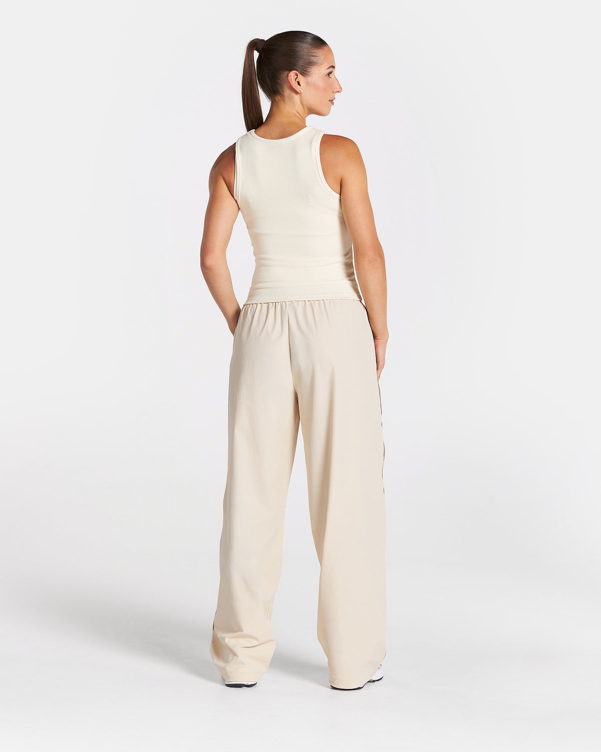 Track Ribbed Tank ‘Off-White’