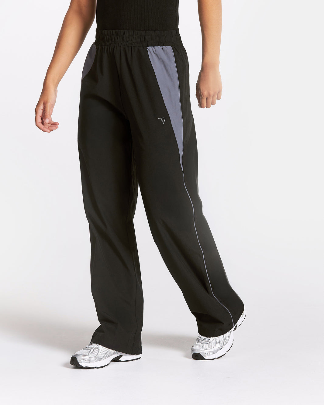 Pantaloni Track Straight Leg “Nero"
