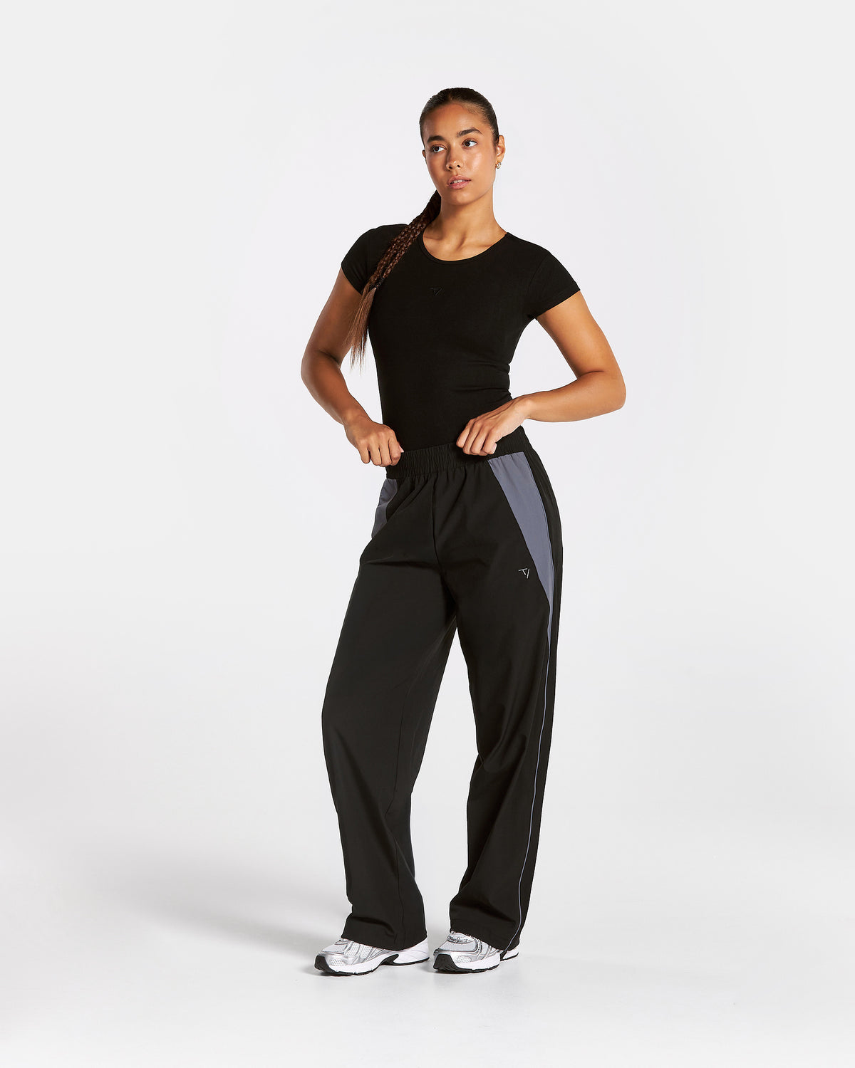 Track Straight Leg Pants ‘Black’