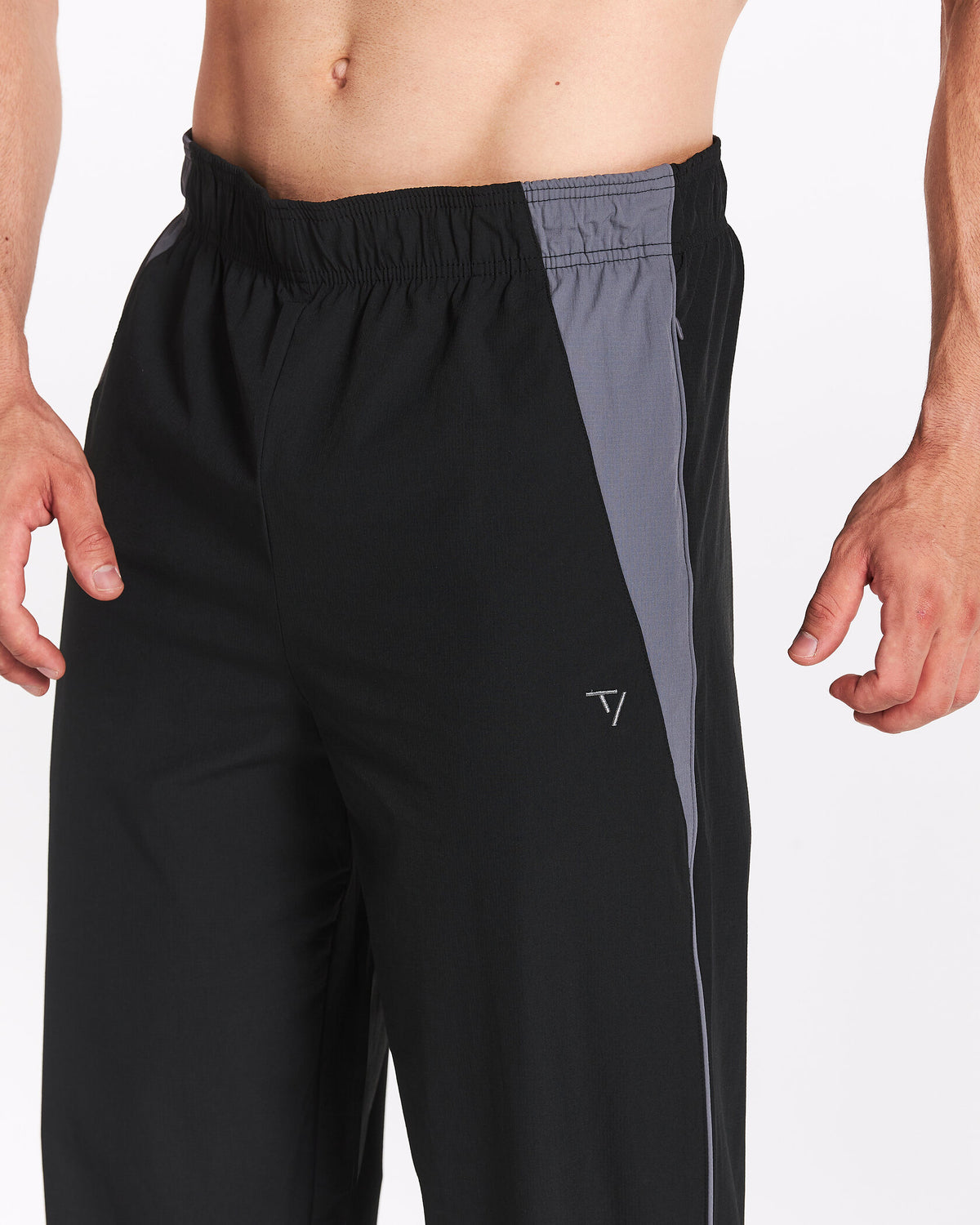 Pantalon à jambe droite Track « noir »
