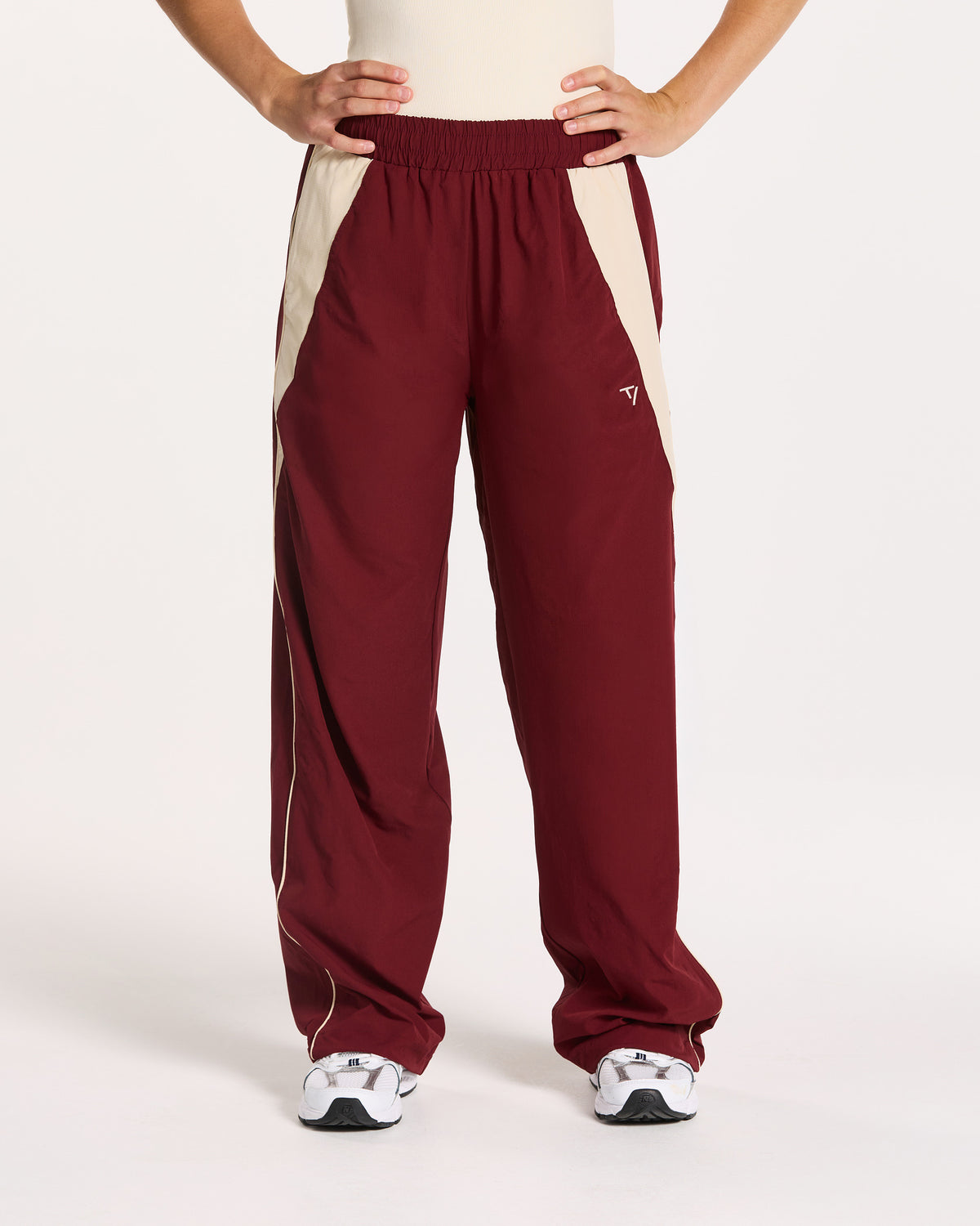 Pantalones Track Straight Leg «burdeos»