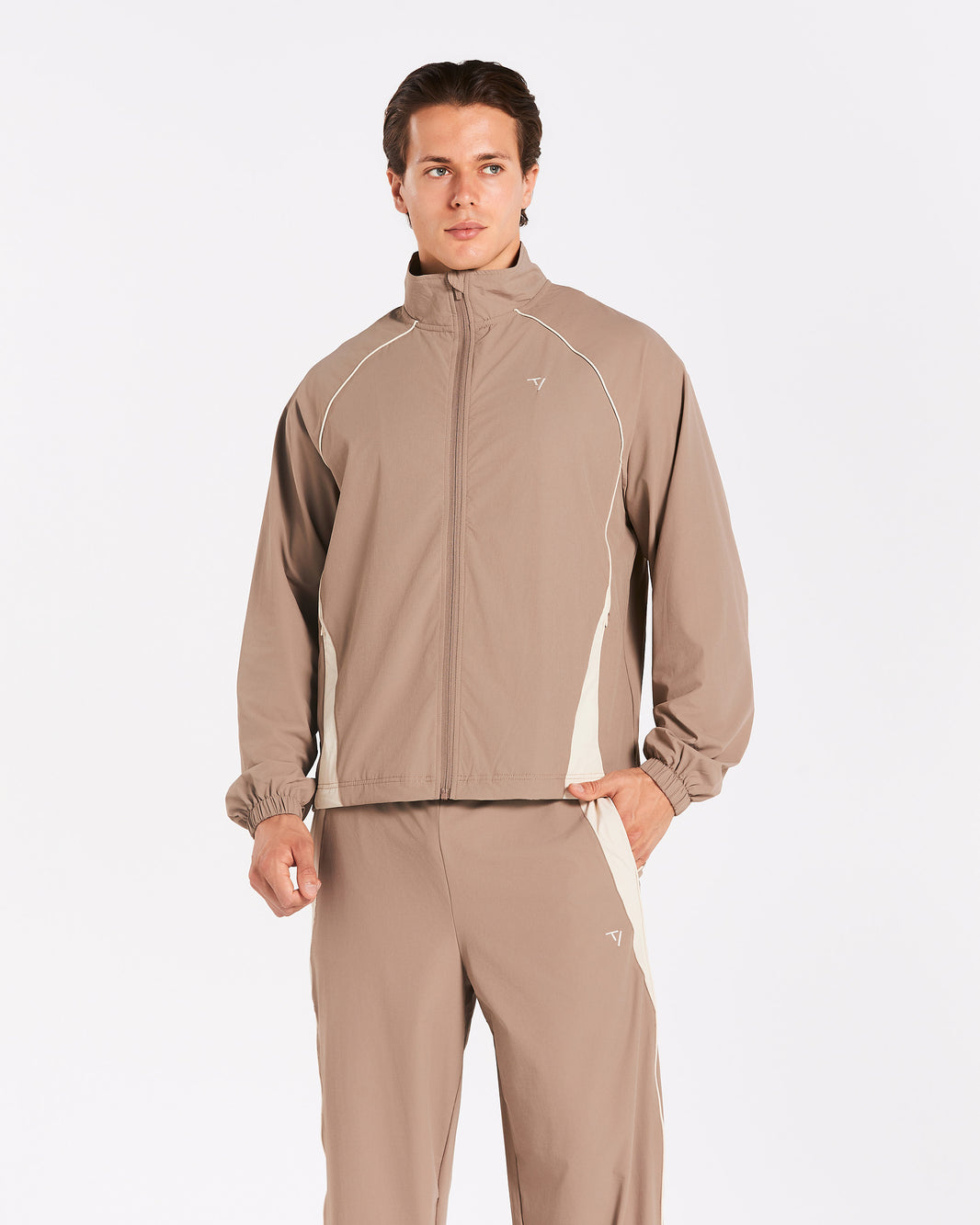Track Zip Jacket ‘Hazelnut’