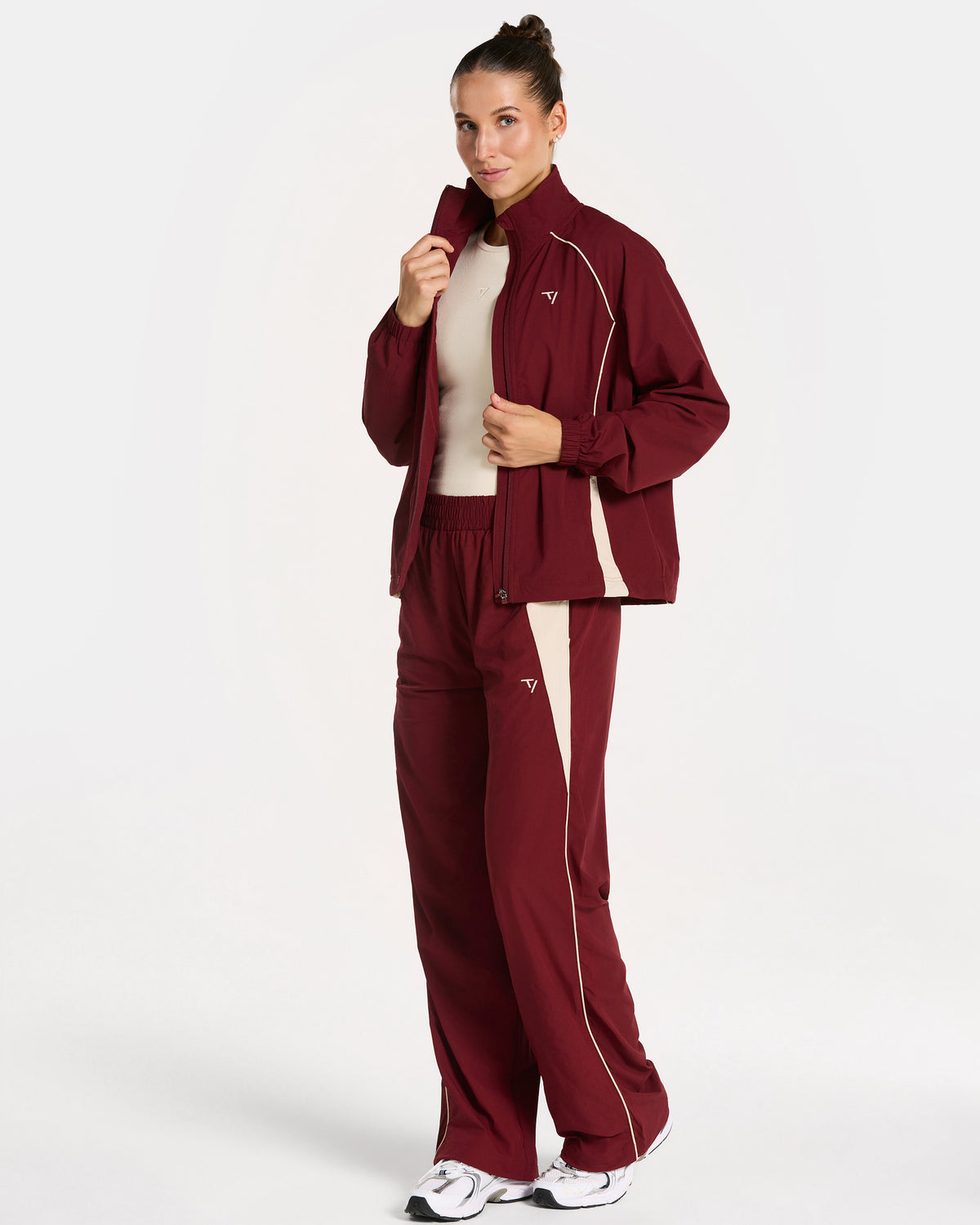 Track Zip Jacket ‘Burgundy’