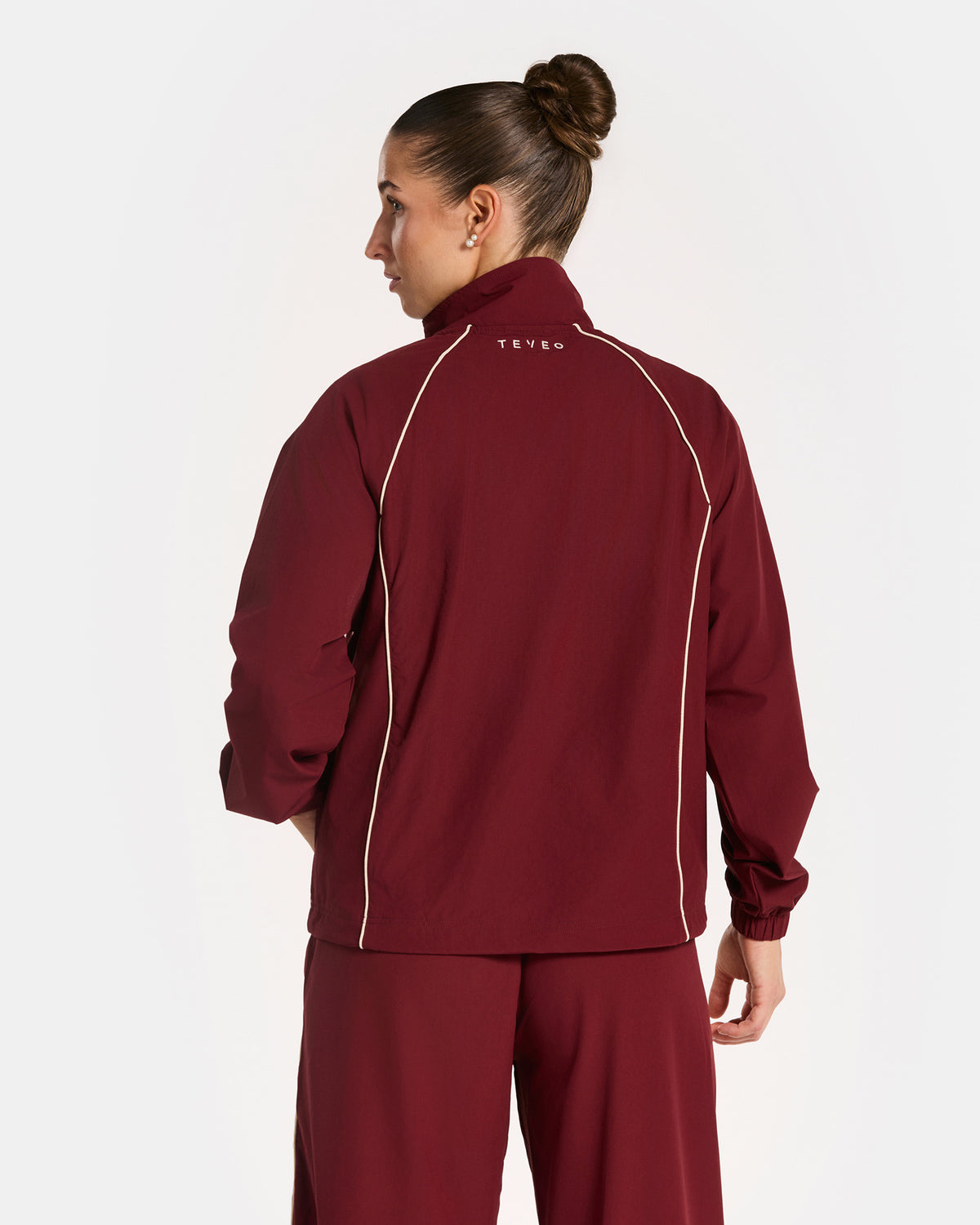 Track Zip Jacket ‘Burgundy’