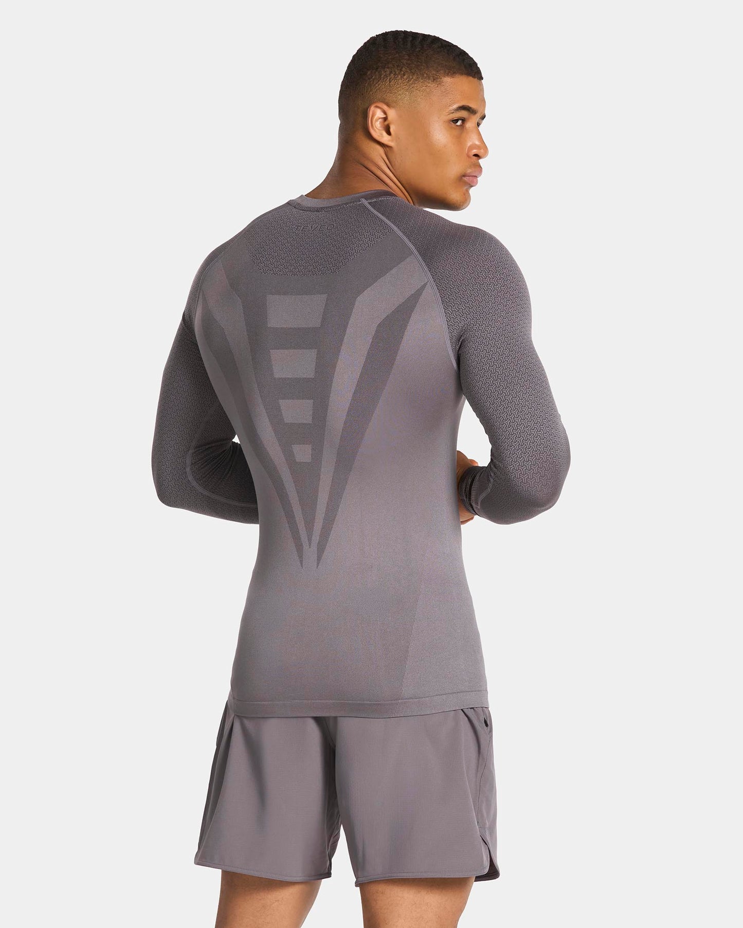 Maglia a manica lunga Training Fitted "Grafite"