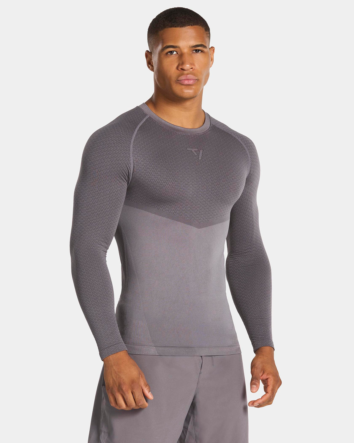 Training Fitted Longsleeve "Graphit"