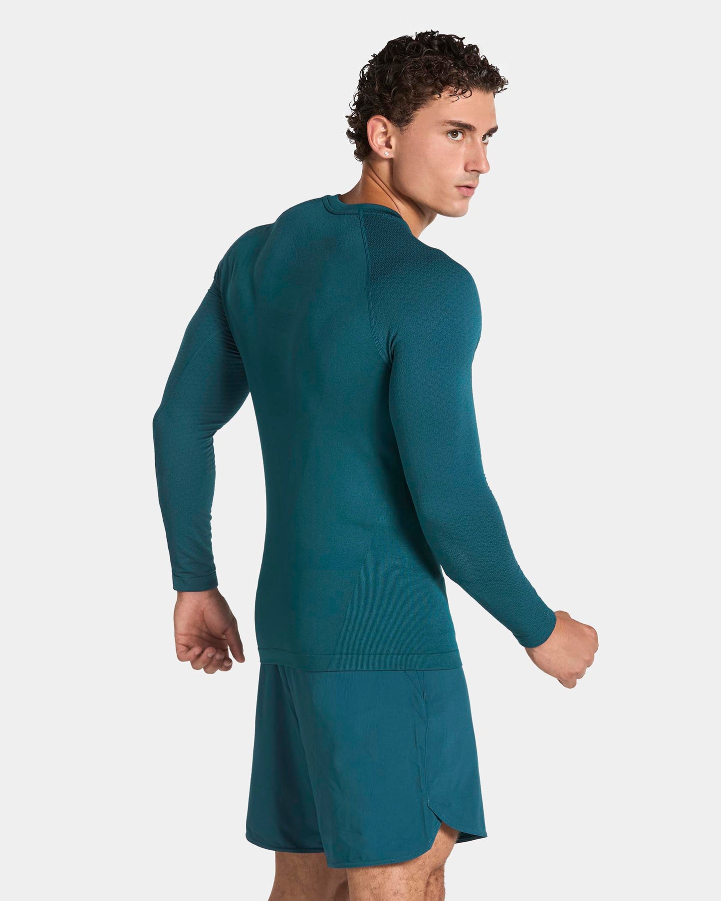 Training Fitted Longsleeve "Teal"