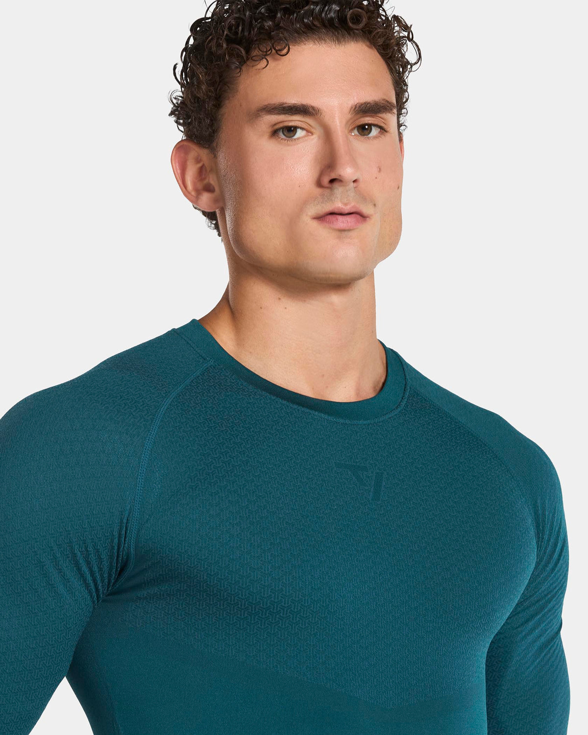 Training Fitted Longsleeve "Teal"