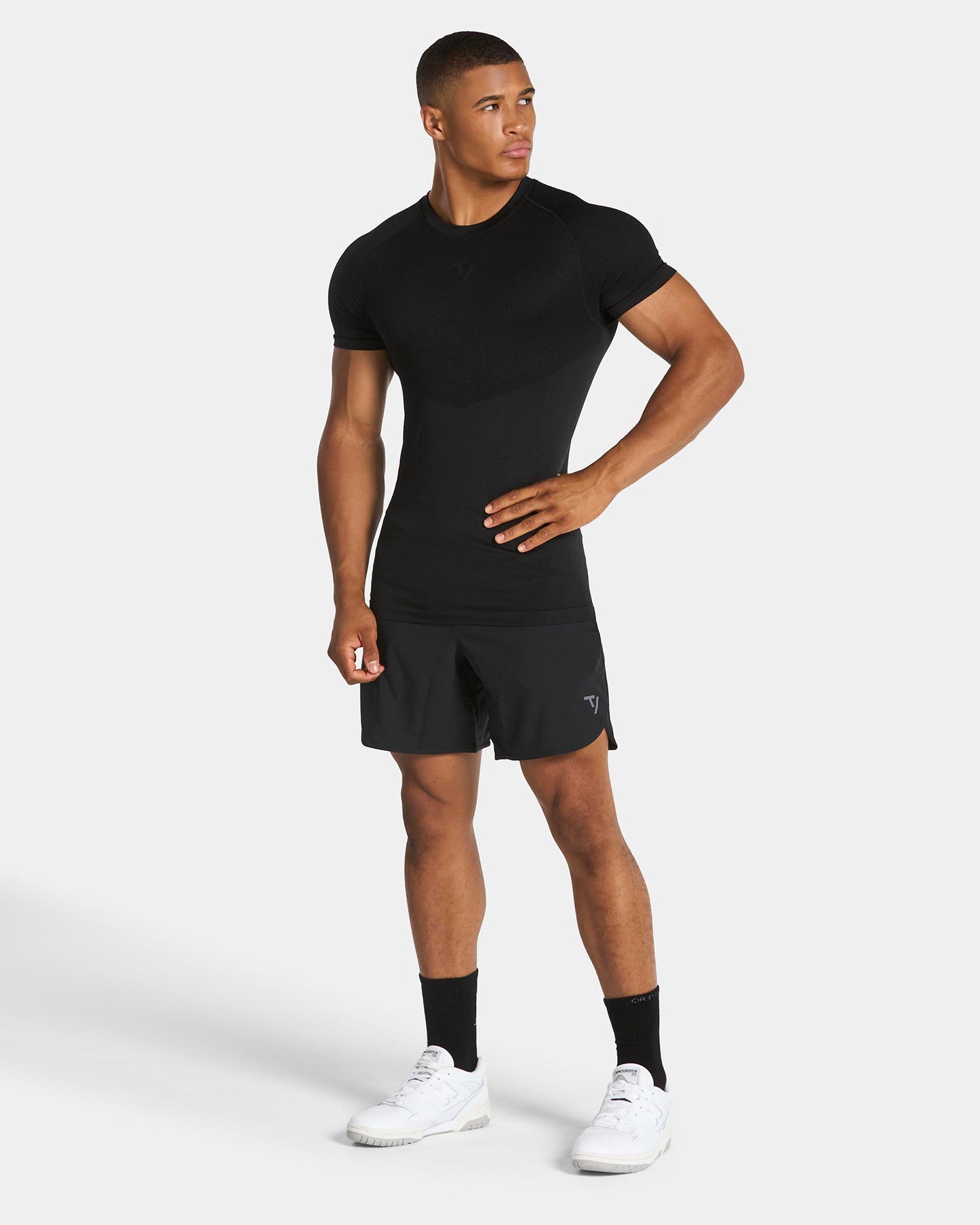 T-shirt moulant Training « Noir »