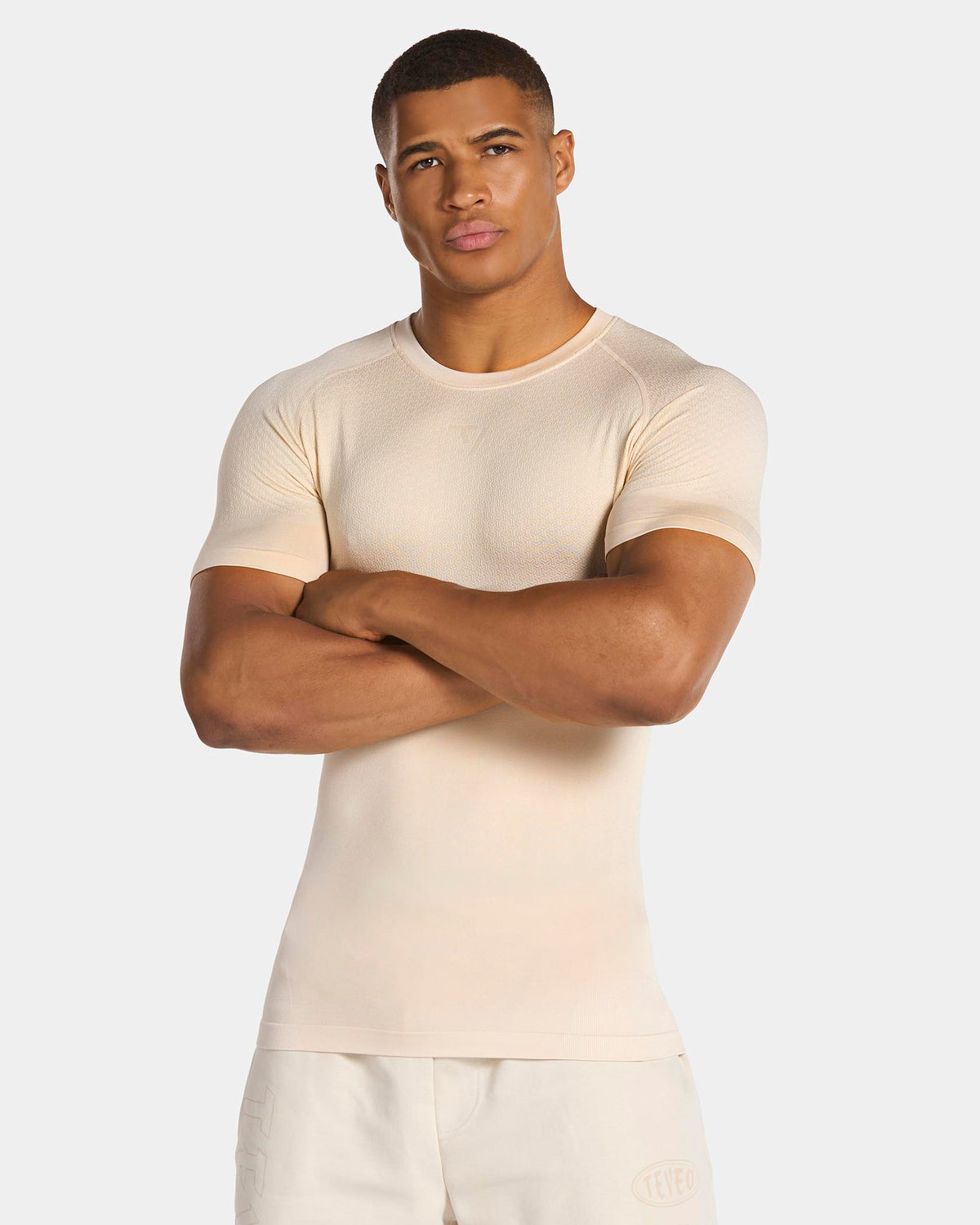 T-shirt moulant Training « Cream »