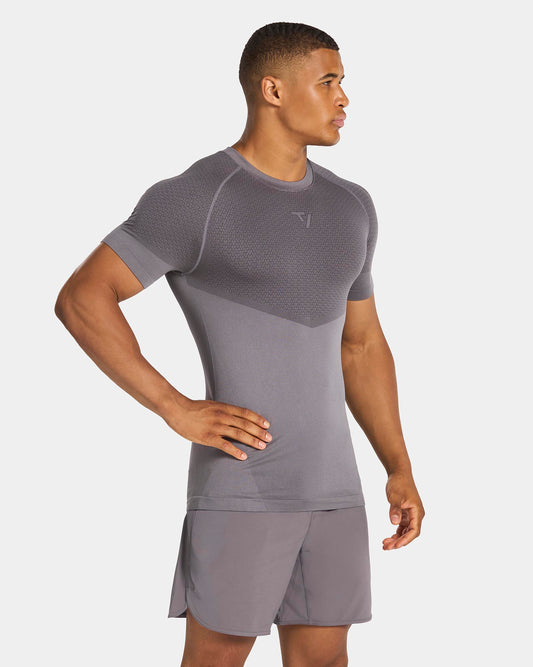 T-shirt moulant Training « Graphite »