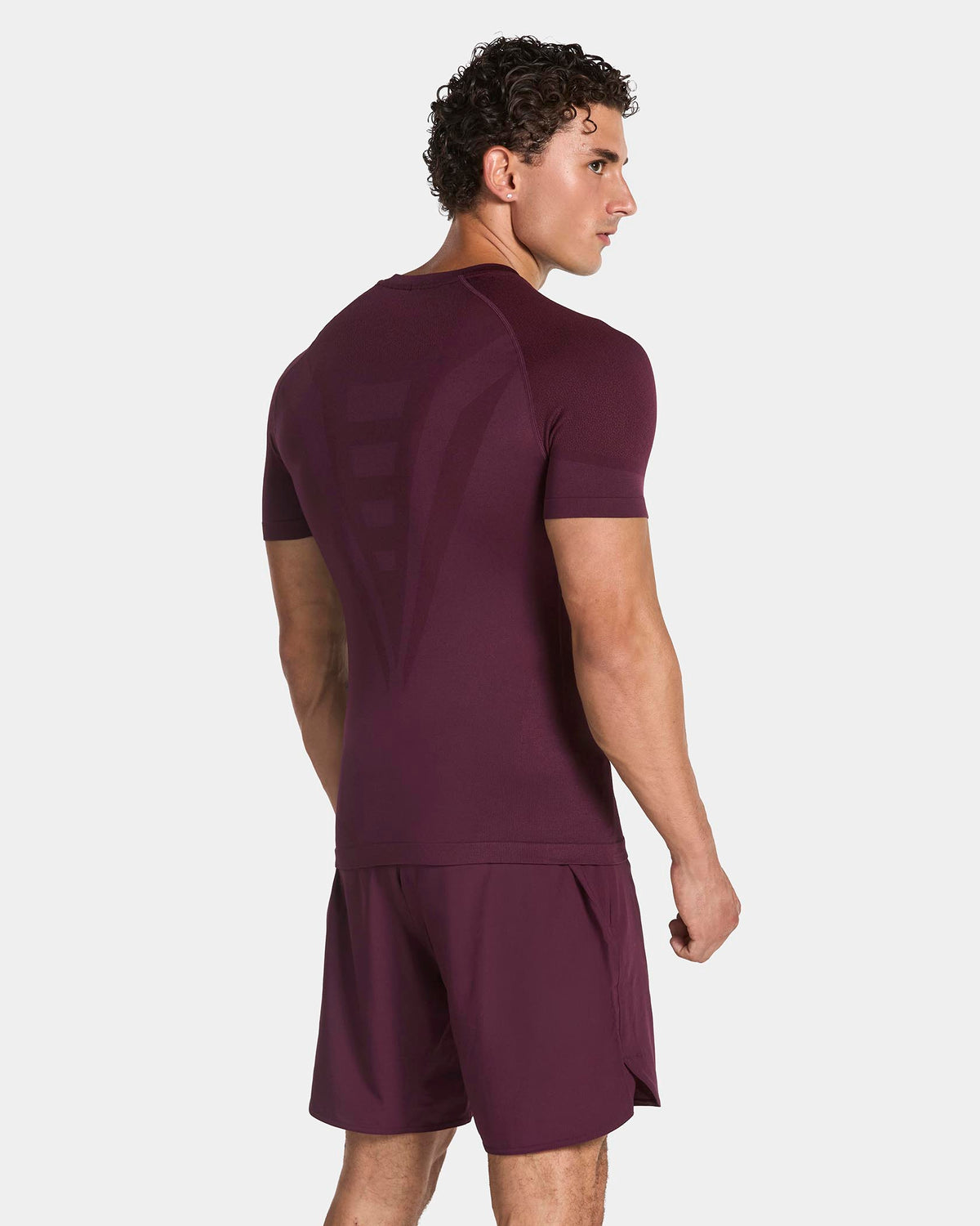 T-shirt moulant Training « Merlot »