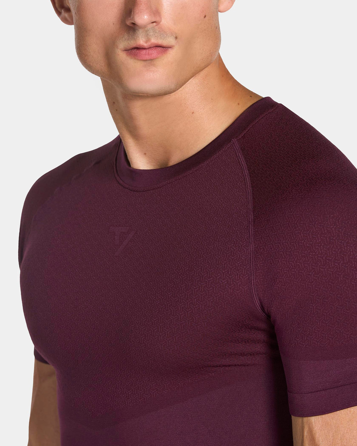 T-shirt moulant Training « Merlot »