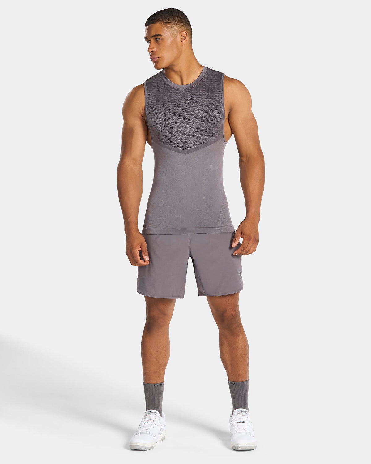 Training Fitted Tank ‘Graphite’