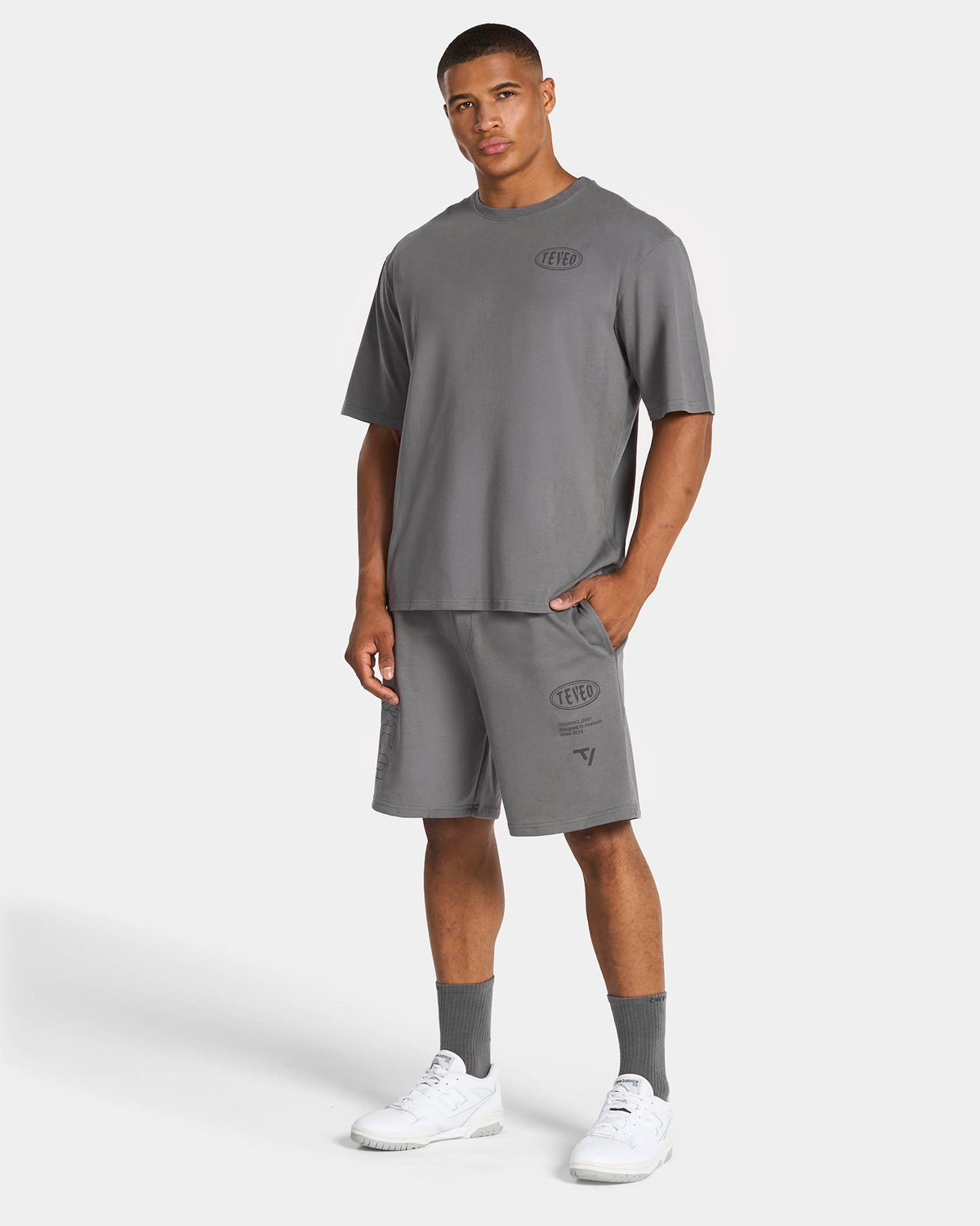 T-shirt oversize Training « Graphite »