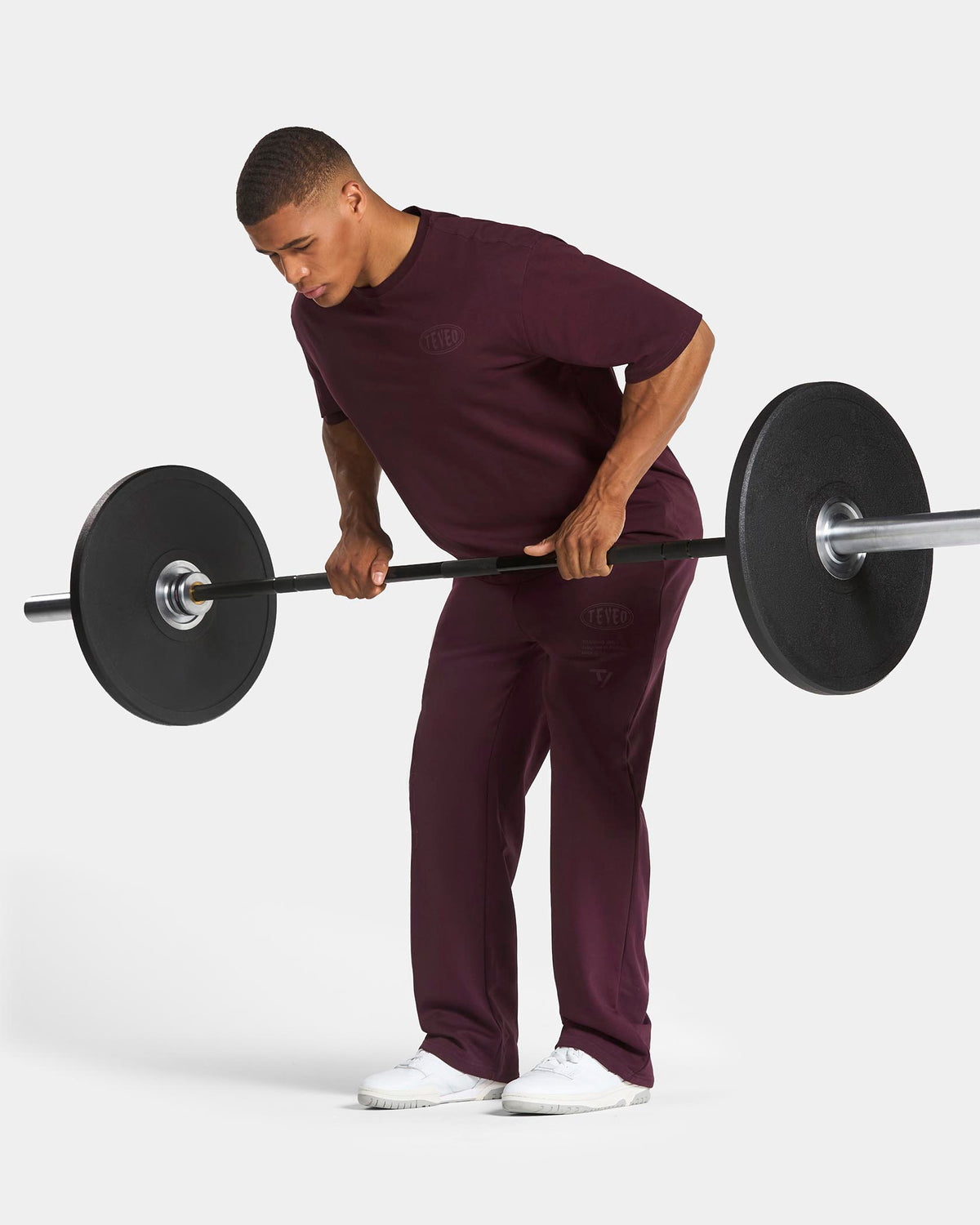 T-shirt oversize Training « Merlot »