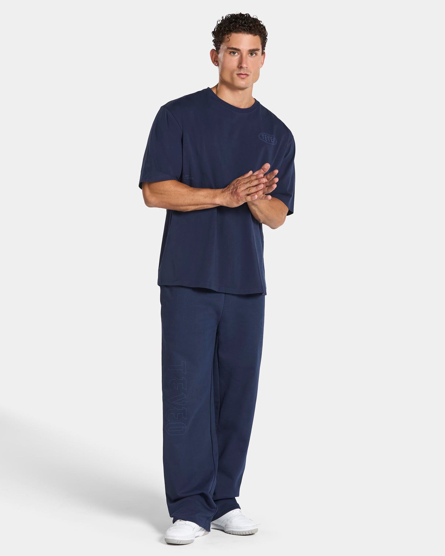 T-shirt oversize Training « Bleu foncé »