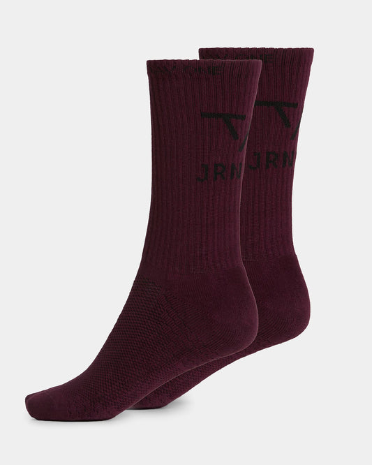 Calze Training (confezione da 2) "Merlot"