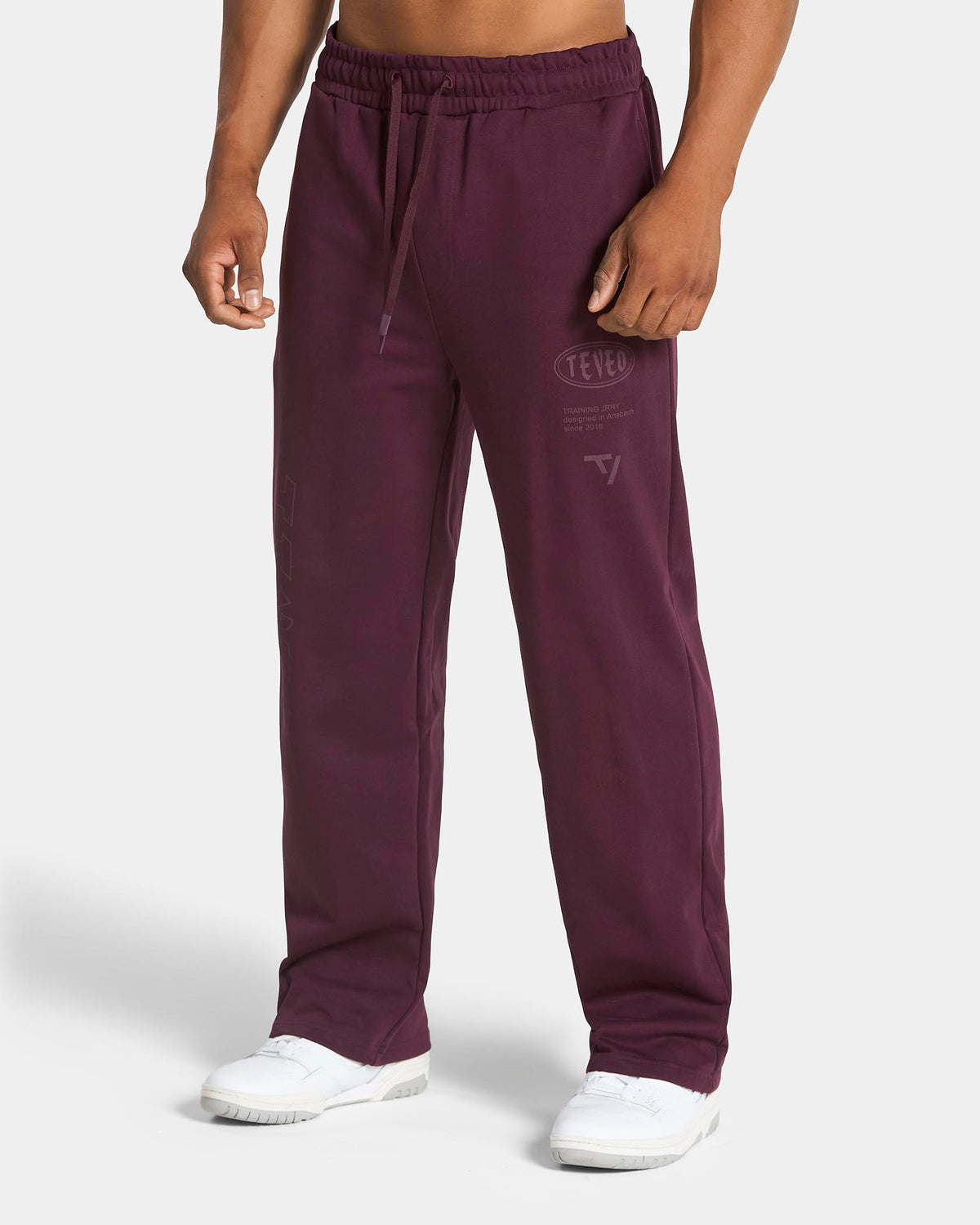 Pantalon de jogging Straight Leg Training « Merlot »