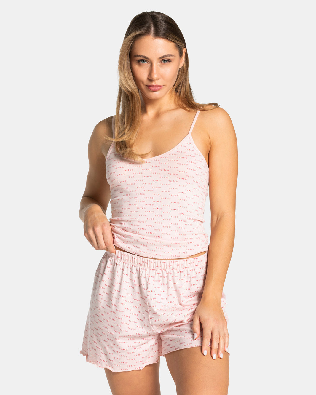 Valentine Cami Top ‘Chili – Light Pink’