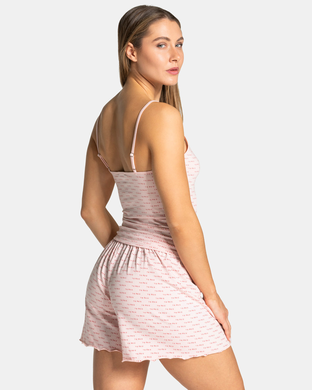 Valentine Cami Top ‘Chili – Light Pink’