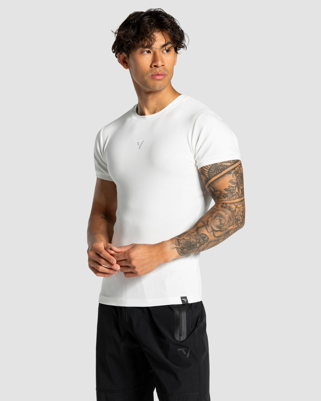 Camiseta Workout Ribbed «blanco»