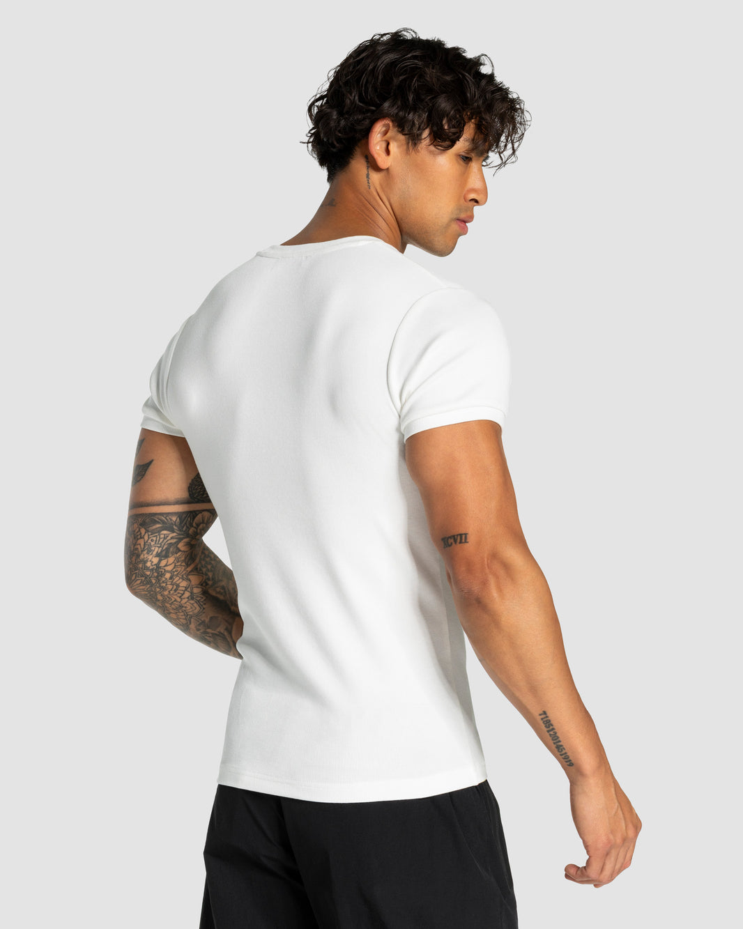 Camiseta Workout Ribbed «blanco»