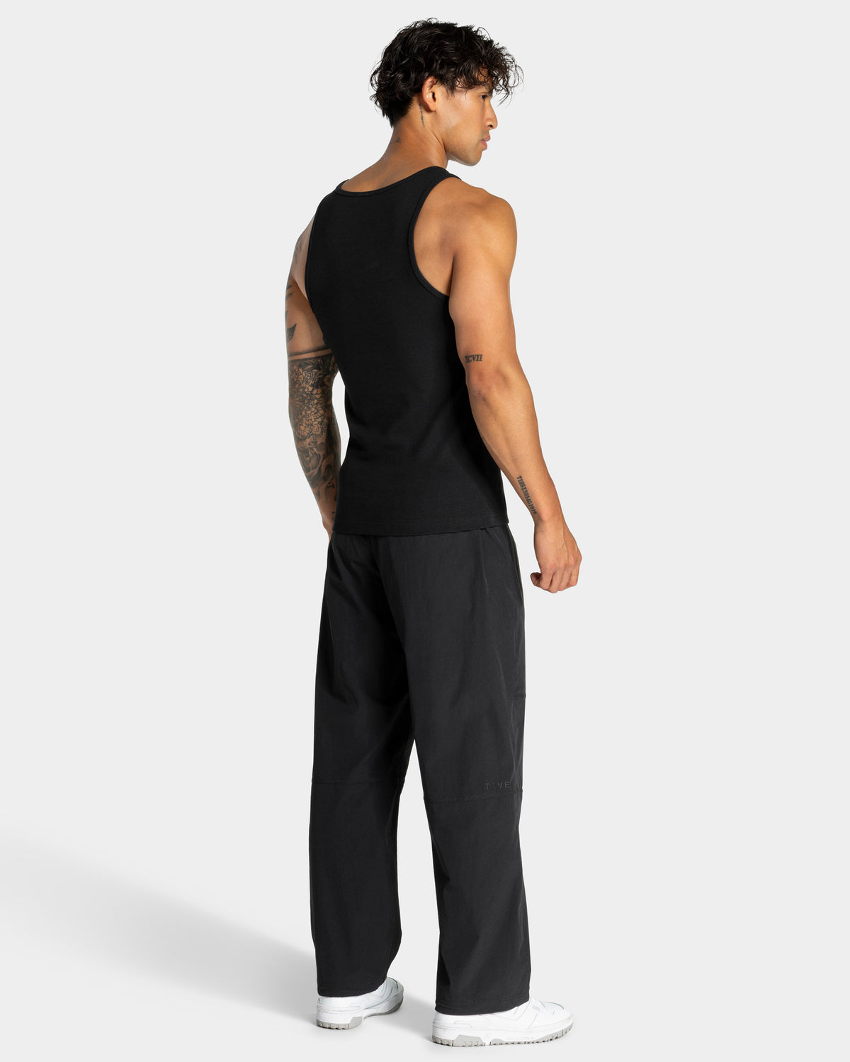 Workout Ribbed Tank Top ‘Black’