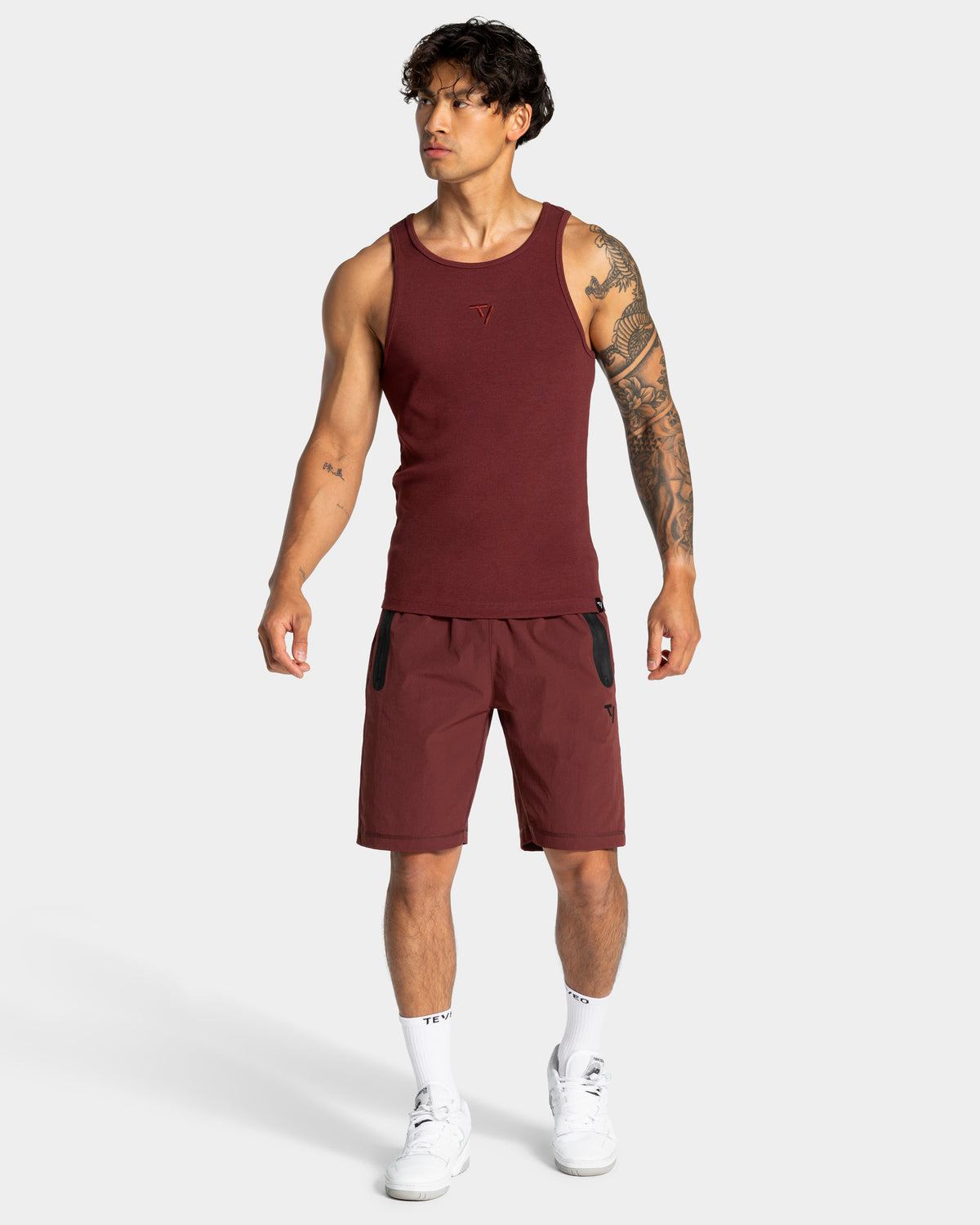 Workout Shorts ‘Merlot’