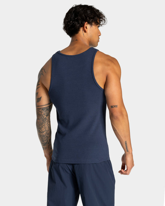 Workout Ribbed Tank Top ‘Midnight’