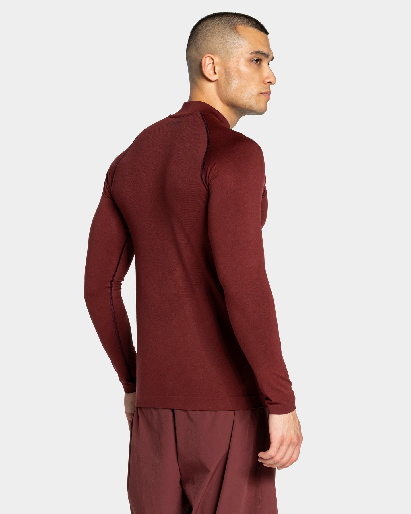 Workout Seamless Half Zip Longsleeve ‘Merlot’