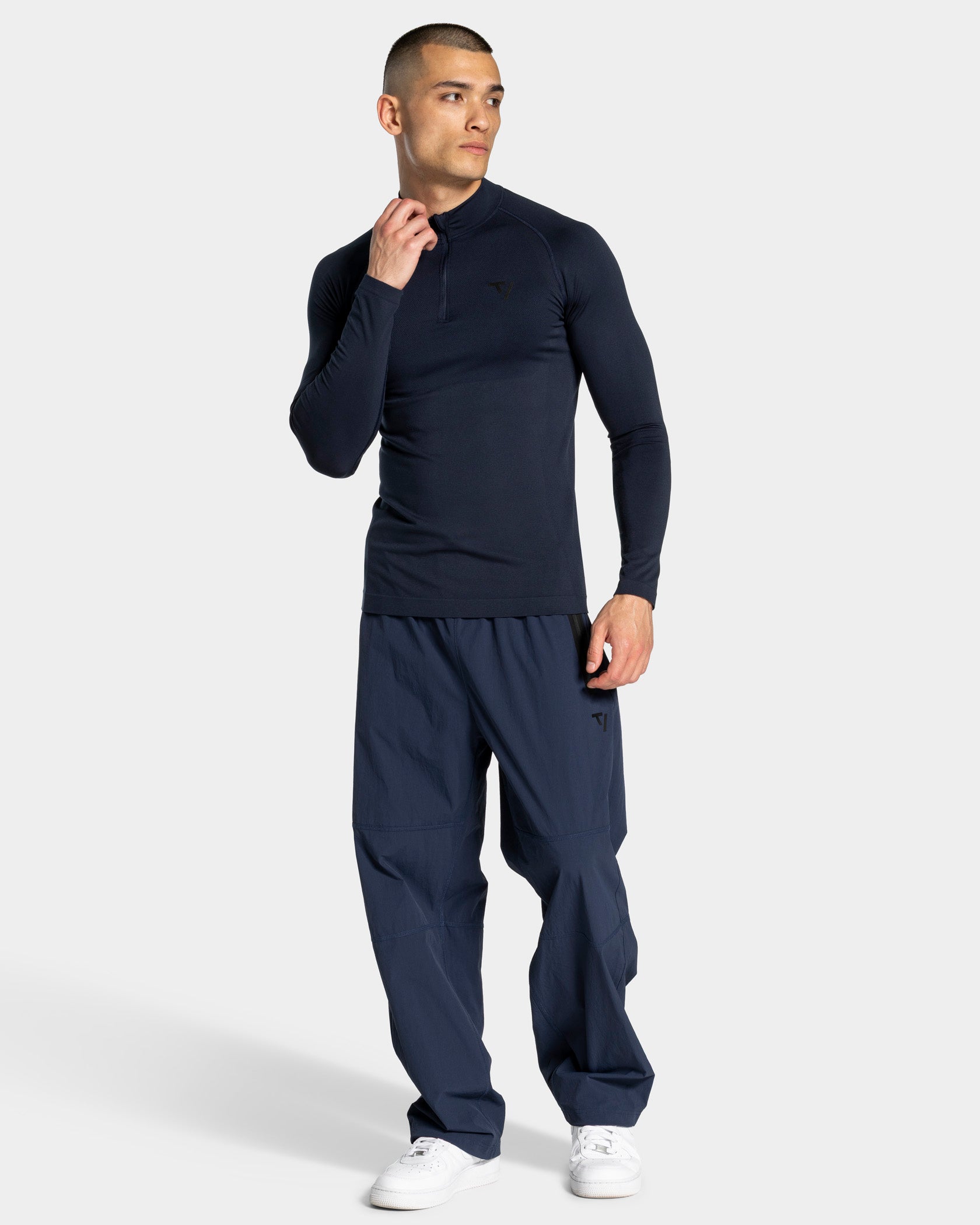 Workout Seamless Half Zip Longsleeve 'Midnight'