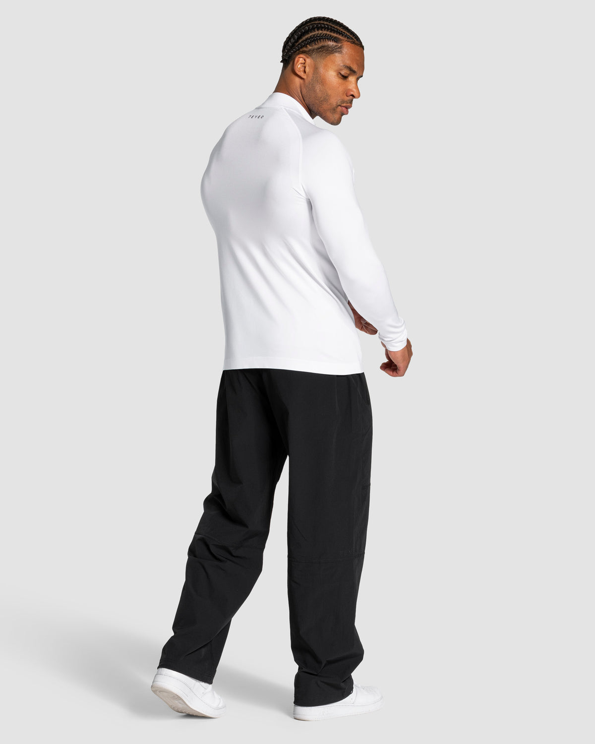 Workout Seamless Half Zip Longsleeve "Weiß"
